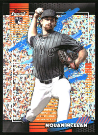 Nolan McLean #115 2026 Finest Mini-Diamond Refractors