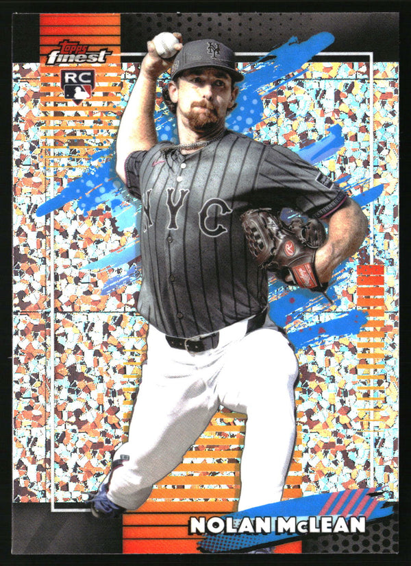 Nolan McLean #115 2026 Finest Mini-Diamond Refractors