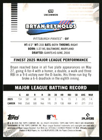 Bryan Reynolds #151 2026 Finest Blue Mini-Diamond Refractors /150