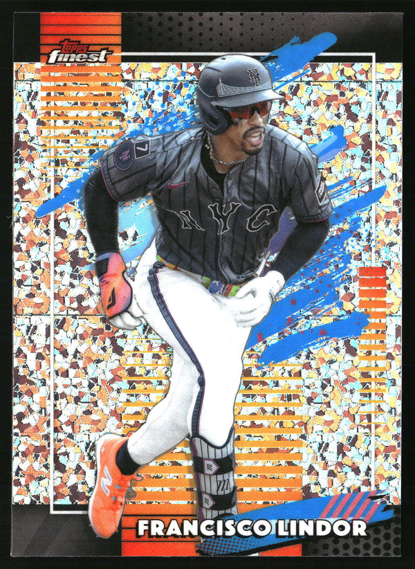 Francisco Lindor #159 2026 Finest Mini-Diamond Refractors