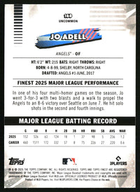 Jo Adell #168 2026 Finest Mini-Diamond Refractors