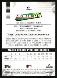 Shohei Ohtani #50 2026 Finest
