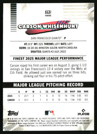 Carson Whisenhunt #282 2026 Finest