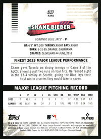 Shane Bieber #265 2026 Finest
