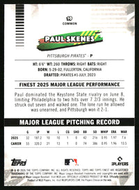Paul Skenes #10 2026 Finest
