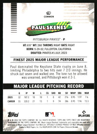 Paul Skenes #10 2026 Finest