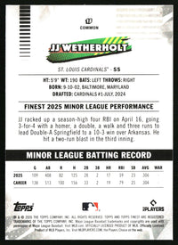 JJ Wetherholt #15 2026 Finest