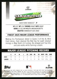 Cam Schlittler #89 2026 Finest