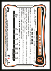 Samuel Basallo #93 2026 Bowman Chrome Mojo Refractors