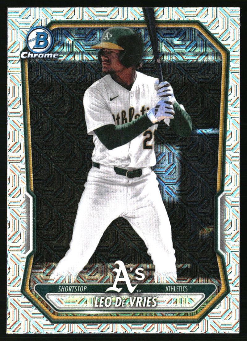 Leo De Vries #BCP-63 2026 Bowman Chrome Prospects Mojo Refractor