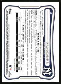 Cam Schlittler #53 2026 Bowman Chrome Mojo Refractors