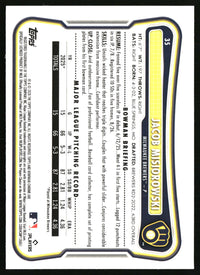Jacob Misiorowski #35 2026 Bowman Chrome Mojo Refractors