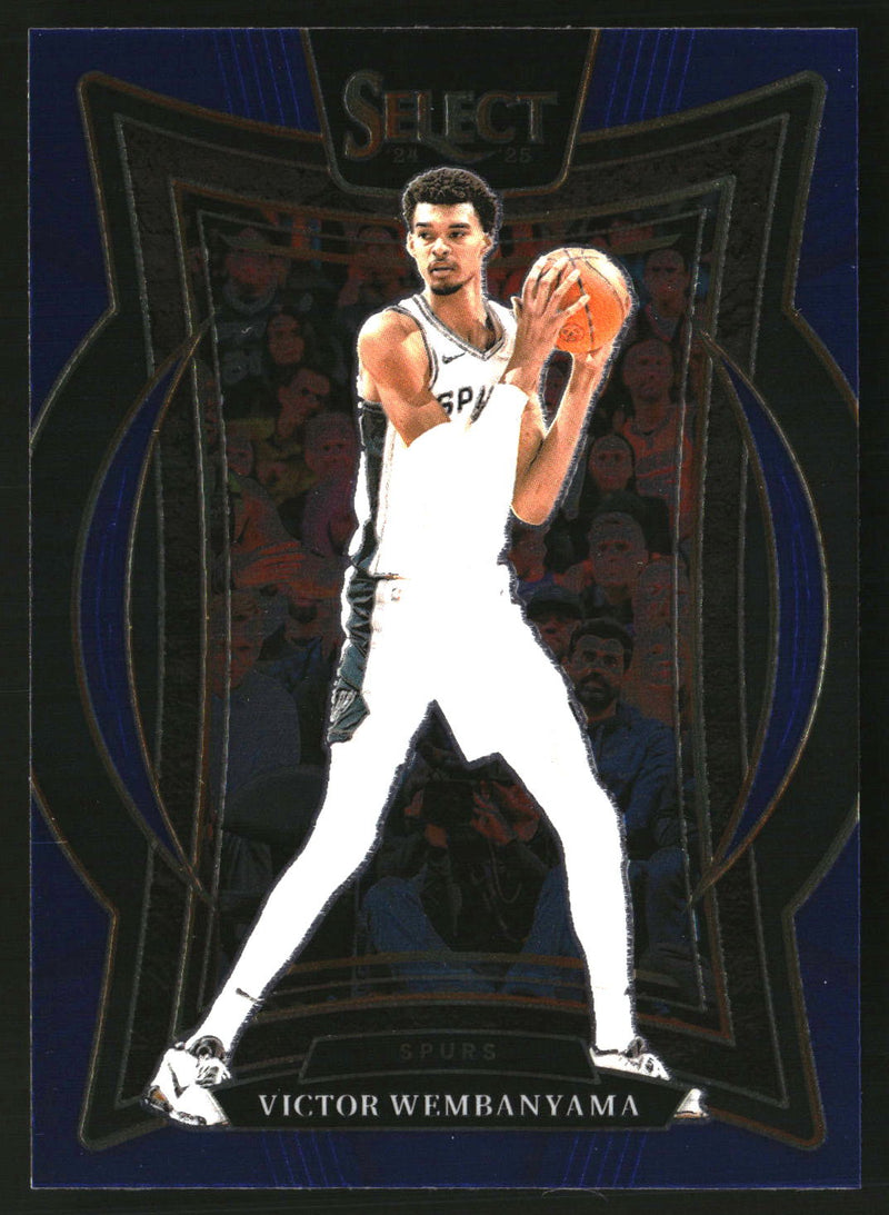 Victor Wembanyama #9 2024-25 Panini Select Blue (Retail)