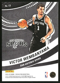 Victor Wembanyama #17 2024-25 Panini Revolution Vortex