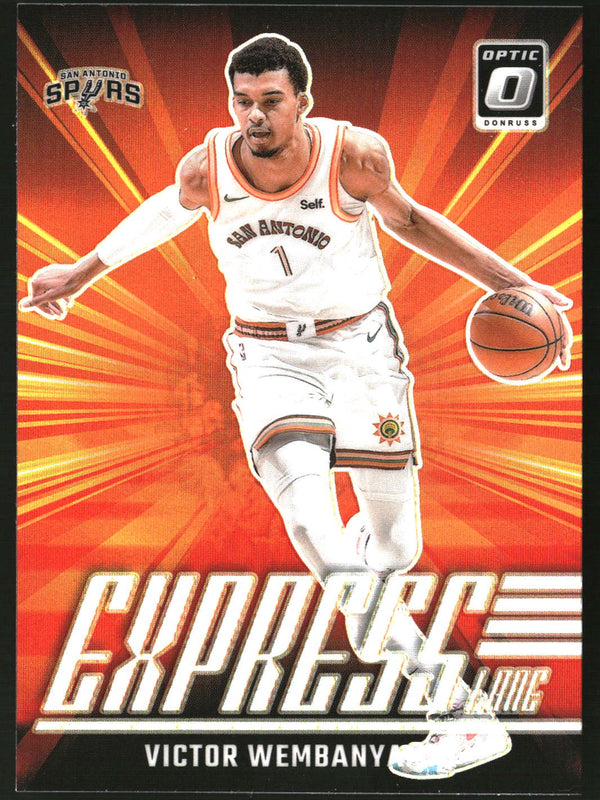 Victor Wembanyama #19 2024-25 Donruss Optic Express Lane