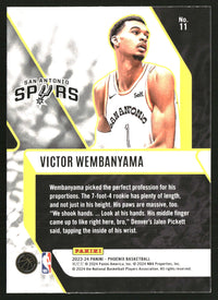 Victor Wembanyama #11 2023-24 Panini Phoenix Fade To Black