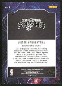 Victor Wembanyama #2 2024-25 Panini Prizm Deep Space