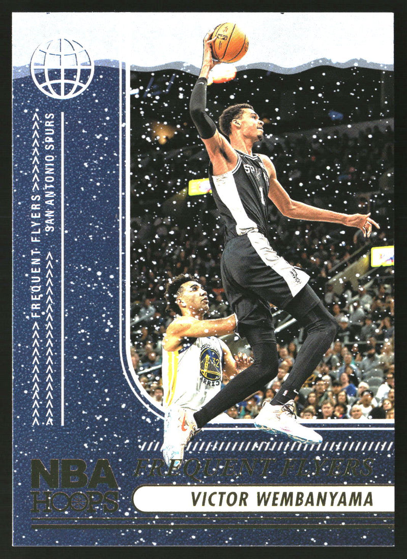 Victor Wembanyama #10 2024-25 Hoops Winter Frequent Flyers
