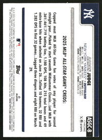 Aaron Judge #ASG-2 2025 Topps Update 2025 All-Star Game