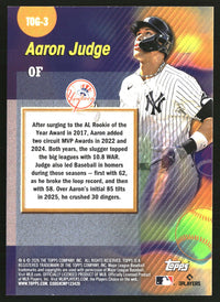 Aaron Judge #TOG-3 2026 Topps Titans of the Game