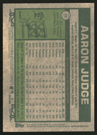Aaron Judge #10 2026 Topps Heritage Chrome