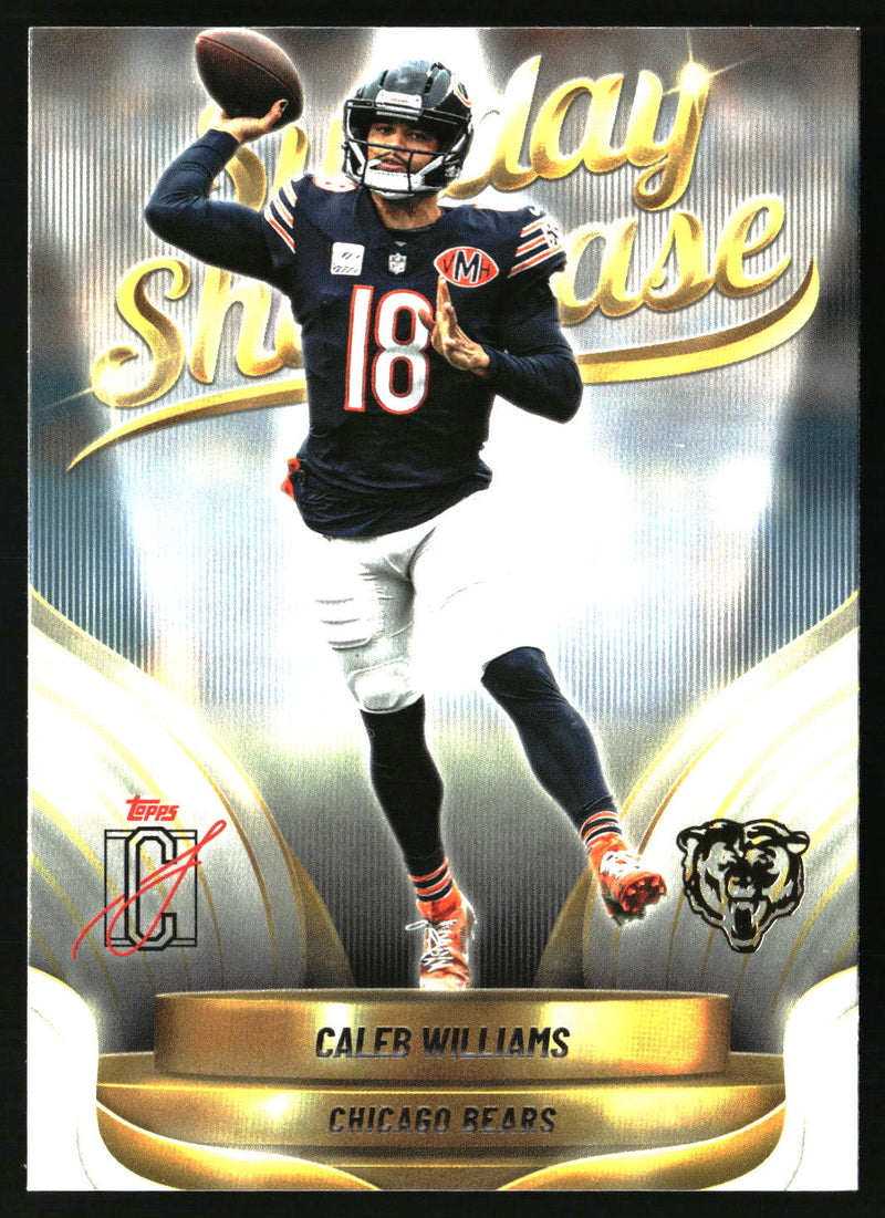 Caleb Williams #SS-12 2025 Topps Signature Class Sunday Showcase