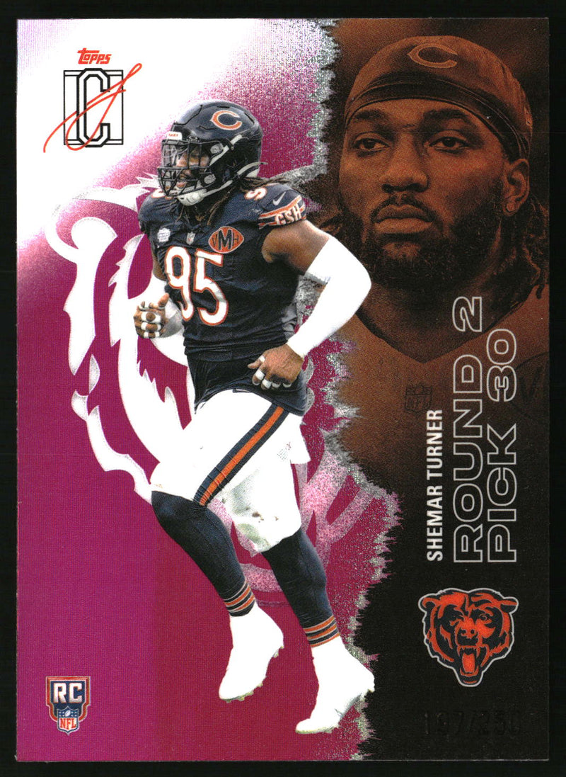 Shemar Turner #240 2025 Topps Signature Class Chrome Magenta Refractor /250