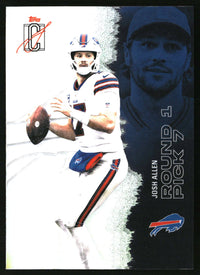 Josh Allen #7 2025 Topps Signature Class Chrome Refractor