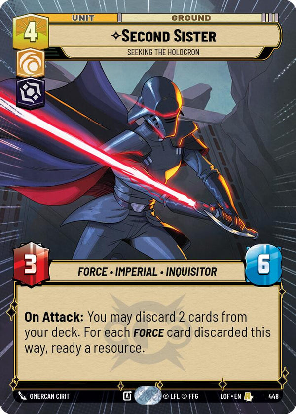 Second Sister - Seeking the Holocron (448) (Hyperspace) (448) [Legends of the Force]