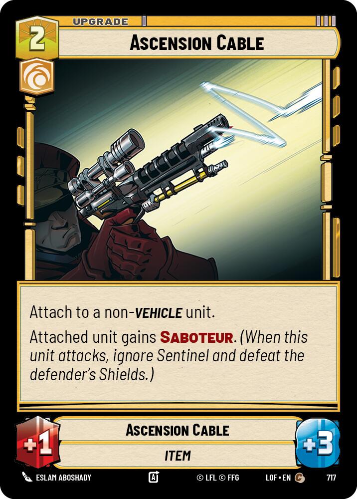 Ascension Cable (717) (Foil) (717) [Legends of the Force]