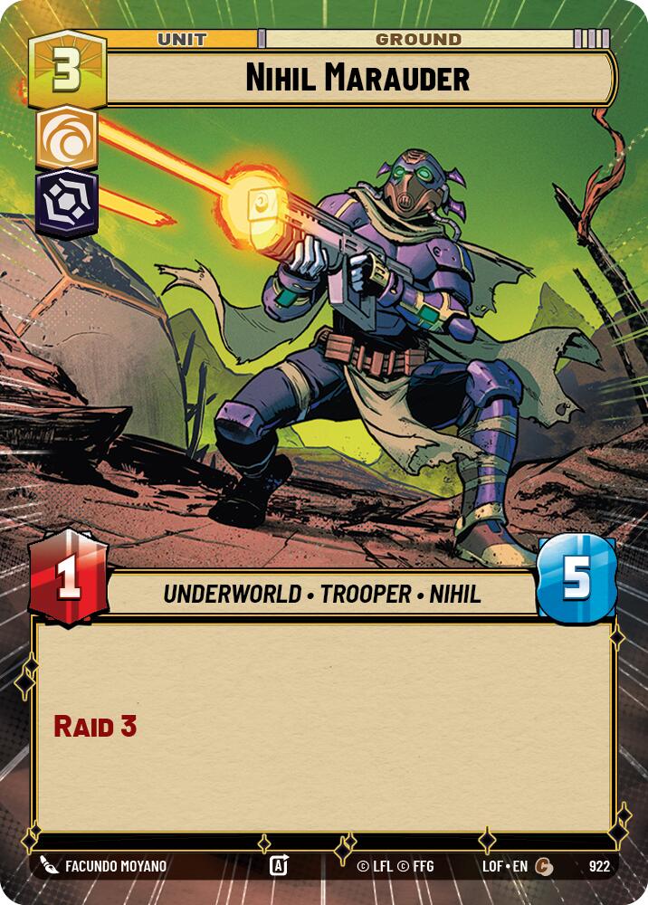 Nihil Marauder (922) (Hyperspace Foil) (922) [Legends of the Force]