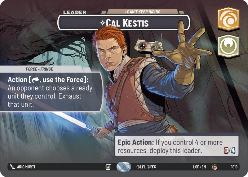 Cal Kestis - I Can't Keep Hiding (1019) (Showcase) (1019) [Legends of the Force]