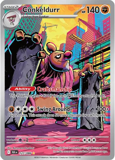 Conkeldurr (127/086) [Scarlet & Violet: Black Bolt]
