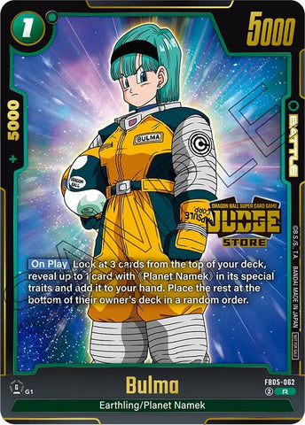 Bulma (Judge Pack 04 - Store Judge) [Fusion World Tournament Cards]