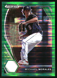 Michael Morales #PDP83 2021 Panini Prizm Draft Picks Green Pulsar Prizm
