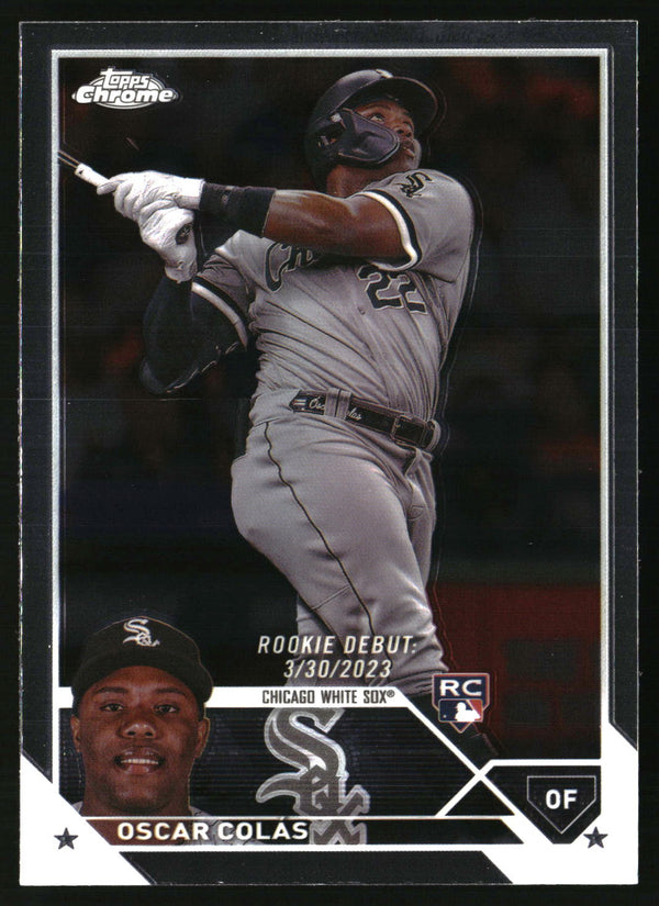 Oscar Colás #USC215 2023 Topps Chrome Update