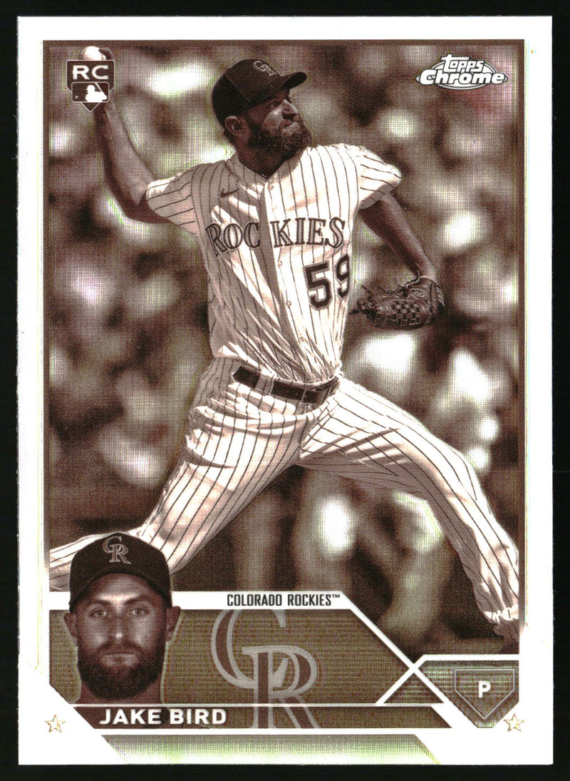 Jake Bird #USC27 2023 Topps Chrome Update Sepia