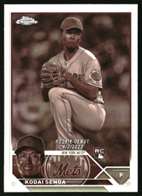 Kodai Senga #USC124 2023 Topps Chrome Update Sepia