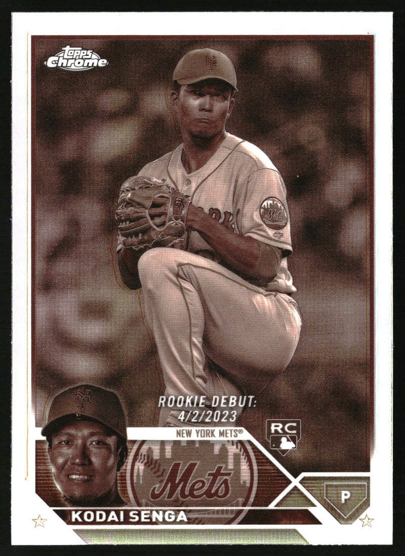 Kodai Senga #USC124 2023 Topps Chrome Update Sepia