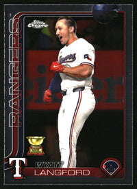 Wyatt Langford #68 2025 Topps Chrome