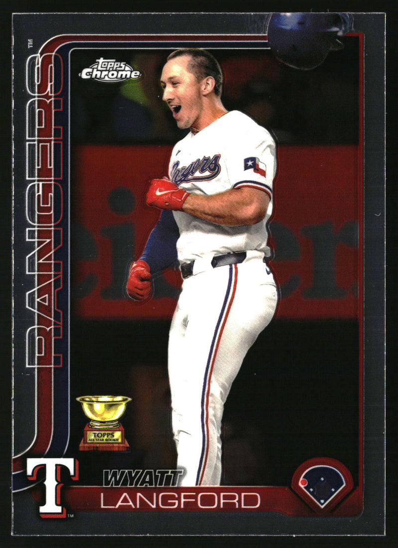 Wyatt Langford #68 2025 Topps Chrome