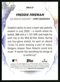 Freddie Freeman #SMLB-27 2023 Topps Stars of MLB