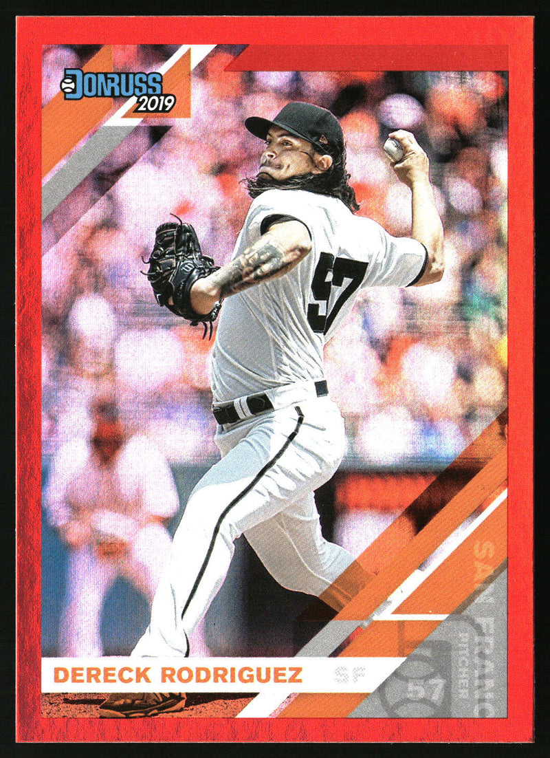 Dereck Rodriguez #178 2019 Donruss Holo Red