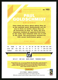 Paul Goldschmidt #152 2019 Donruss Holo Red