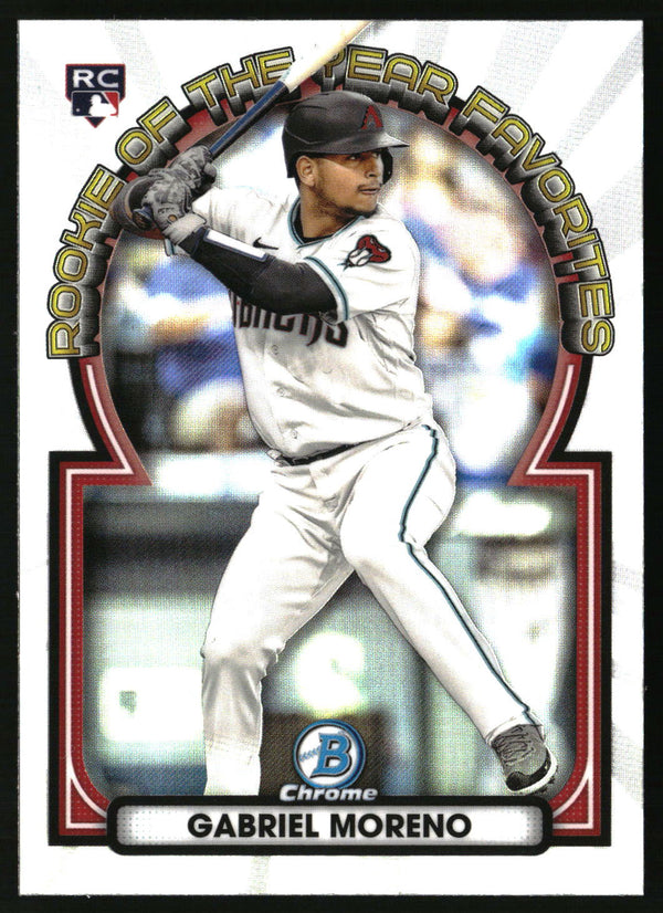 Gabriel Moreno #ROYF-11 2023 Bowman Rookie of the Year Favorites