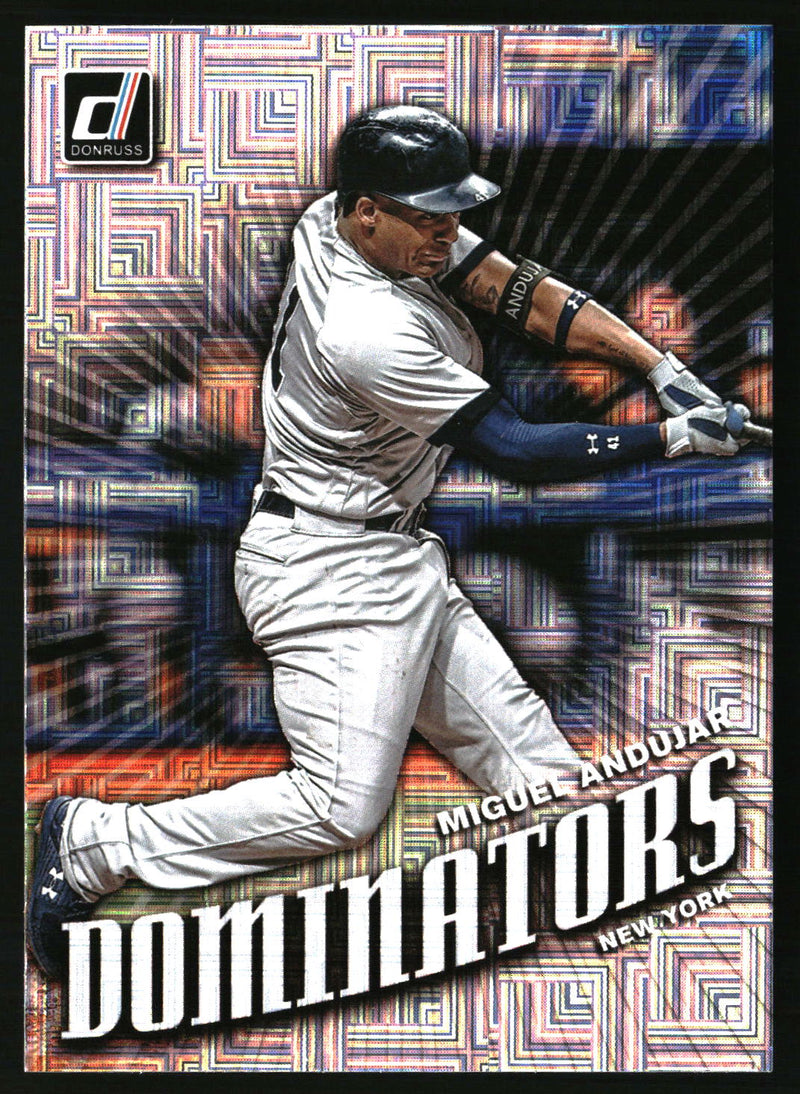 Miguel Andujar #D7 2019 Donruss Dominators Vector