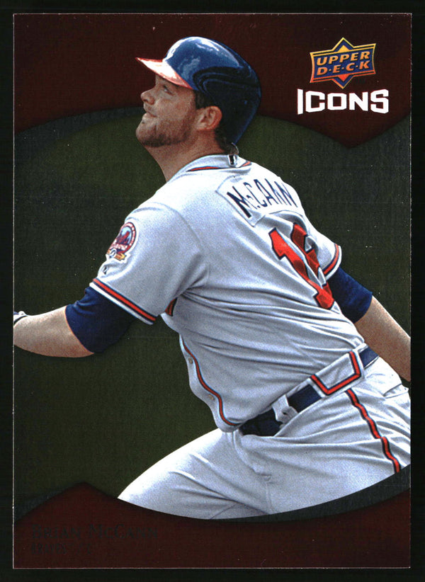 Brian McCann #12 2009 Upper Deck Icons Retail Red