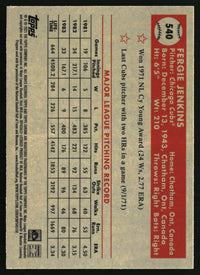 Fergie Jenkins #540 2021 Topps Chrome Platinum Anniversary Prism Refractor