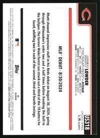 Rhett Lowder #US318 2025 Topps Update Silver Foilboard