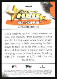 Matt Chapman #SMLB-81 2025 Topps Update Stars of MLB